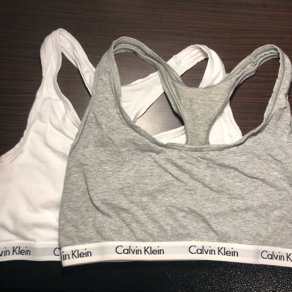 2 Calvin Klein Carousel Bralettes